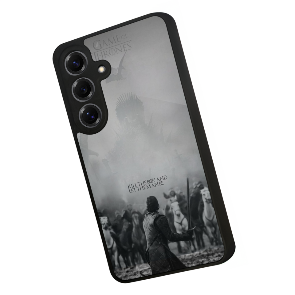 Samsung Galaxy S25 Uyumlu GameOfThrones Tasarımlı Glossy Premium Kılıf