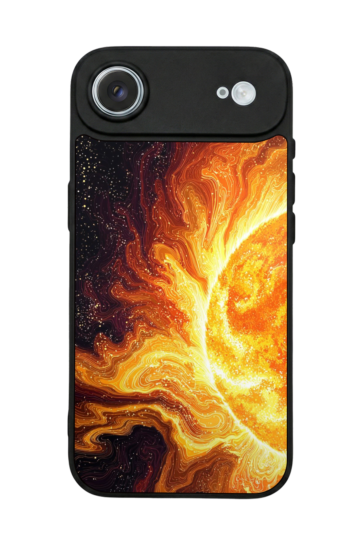 iPhone 17 Air Uyumlu Güneş Tasarımlı Glossy Premium Kılıf