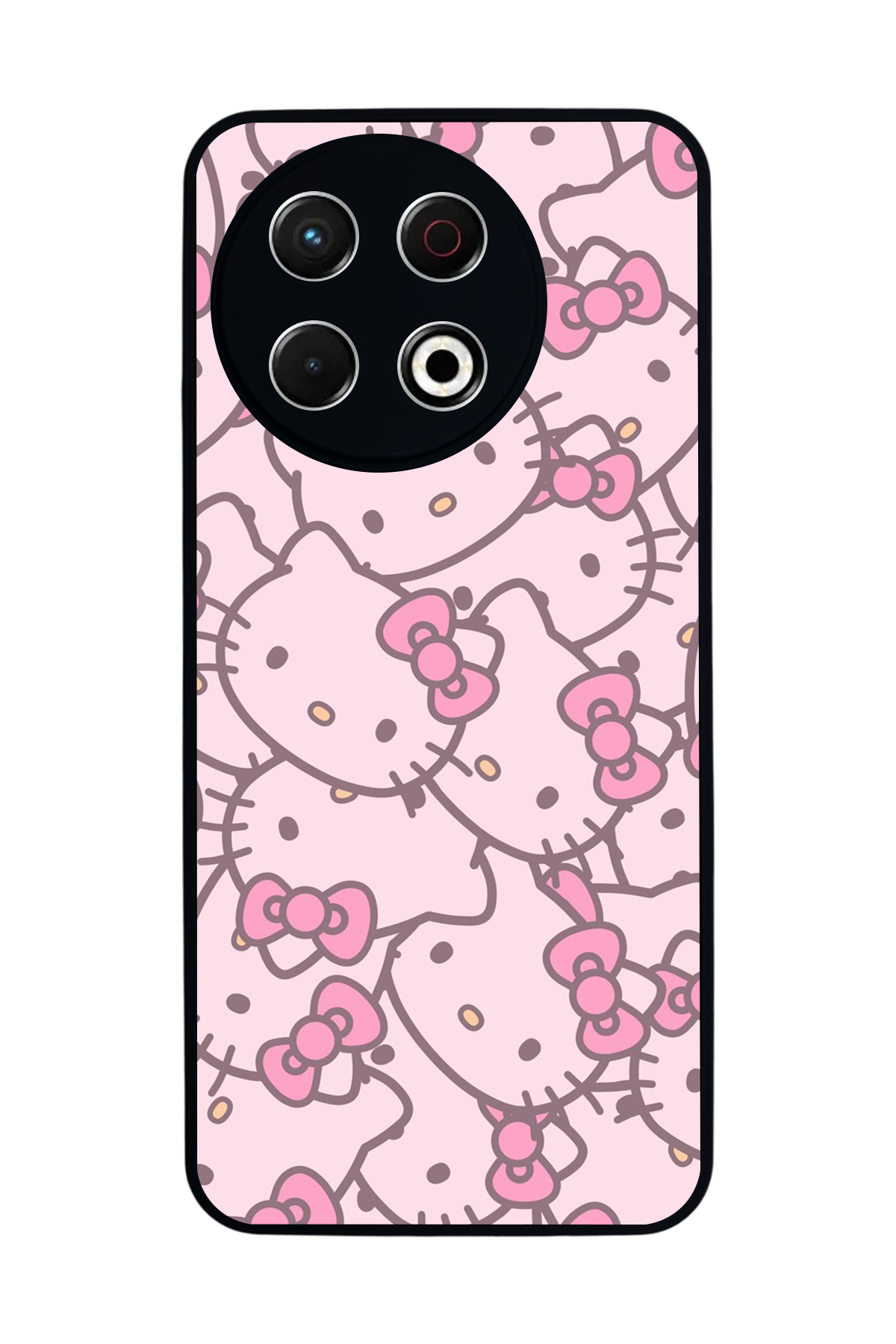 Tecno Spark 30 Pro Uyumlu HelloKitty Tasarımlı Glossy Premium Kılıf