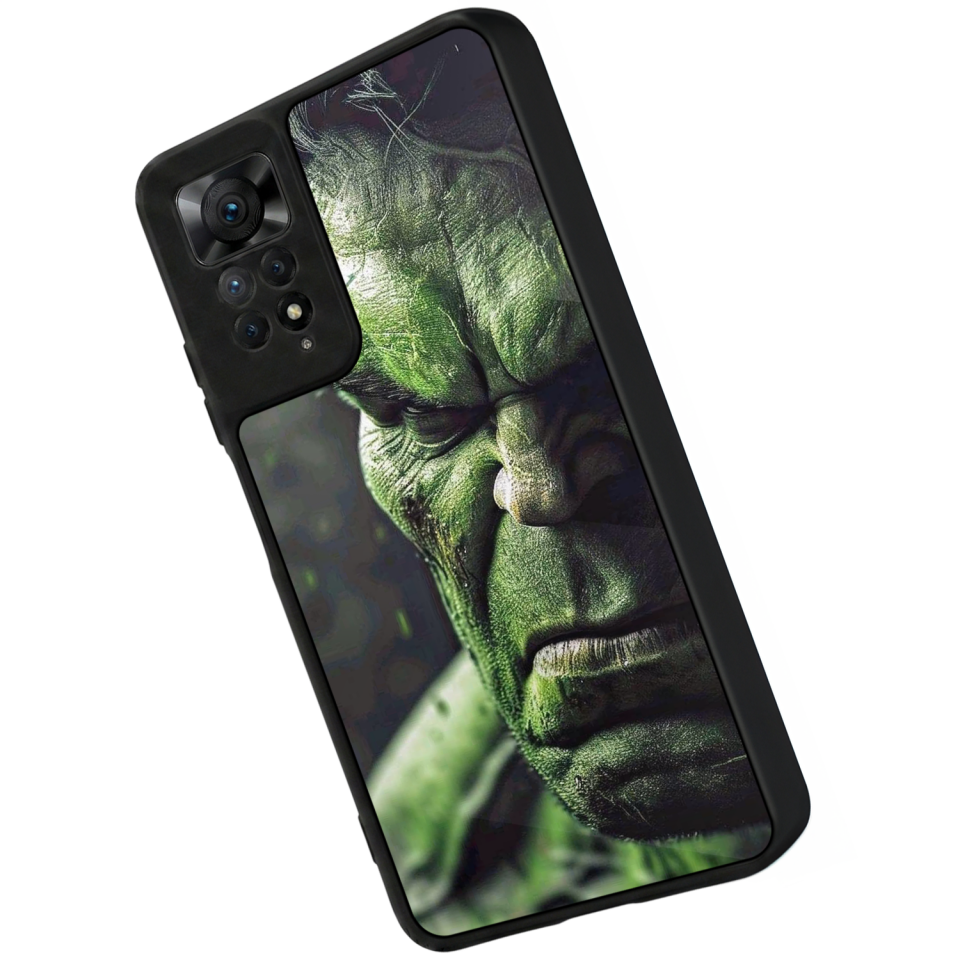 Xiaomi Redmi Note 11 Pro Uyumlu Hulk Tasarımlı Glossy Premium Kılıf