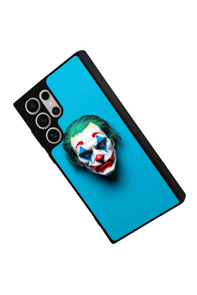 Samsung Galaxy S22 Ultra Uyumlu Joker Tasarımlı Glossy Premium Kılıf