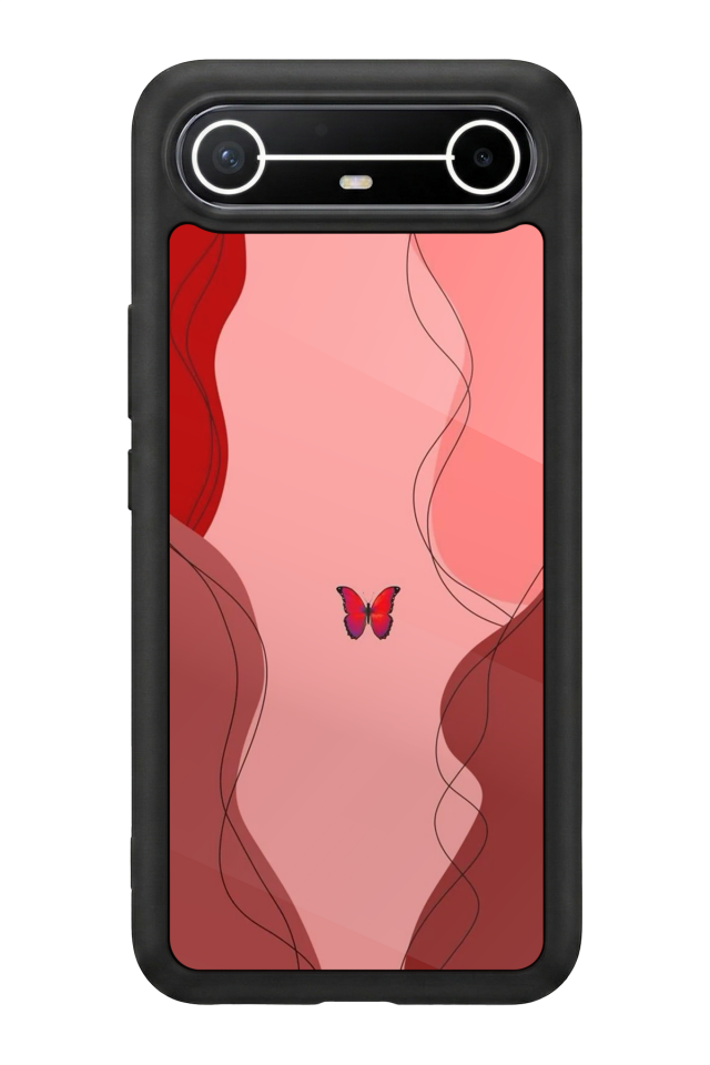 Tecno Spark Slim 5G Uyumlu Kelebek Tasarımlı Glossy Premium Kılıf