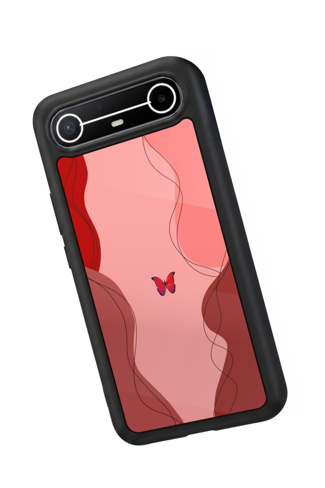 Tecno Spark Slim 5G Uyumlu Kelebek Tasarımlı Glossy Premium Kılıf