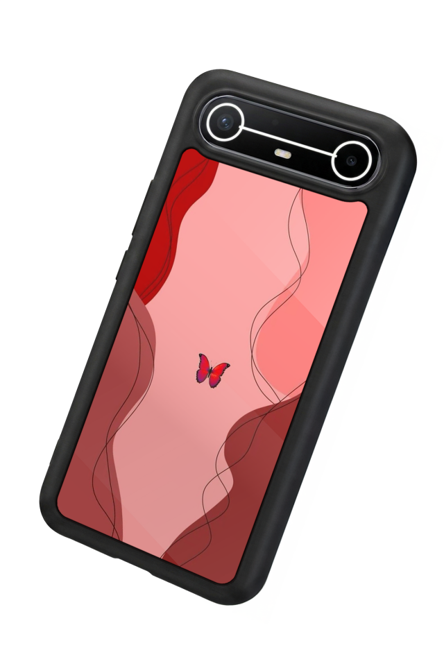Tecno Spark Slim 5G Uyumlu Kelebek Tasarımlı Glossy Premium Kılıf