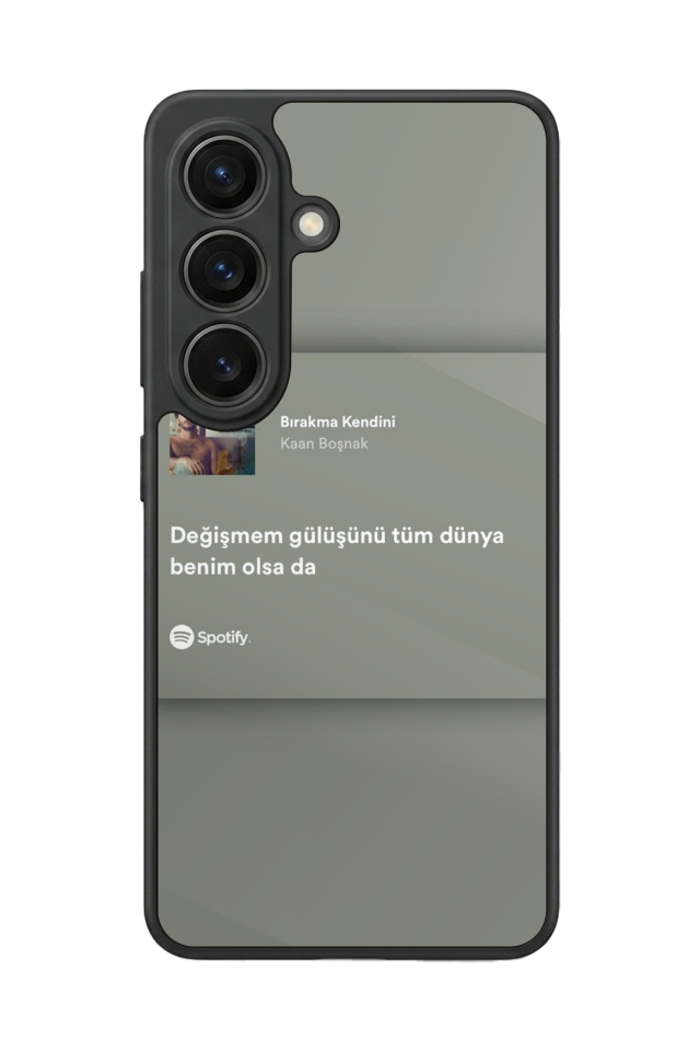 Samsung Galaxy S26 Uyumlu Sarki Sozleri Tasarımlı Glossy Premium Kılıf