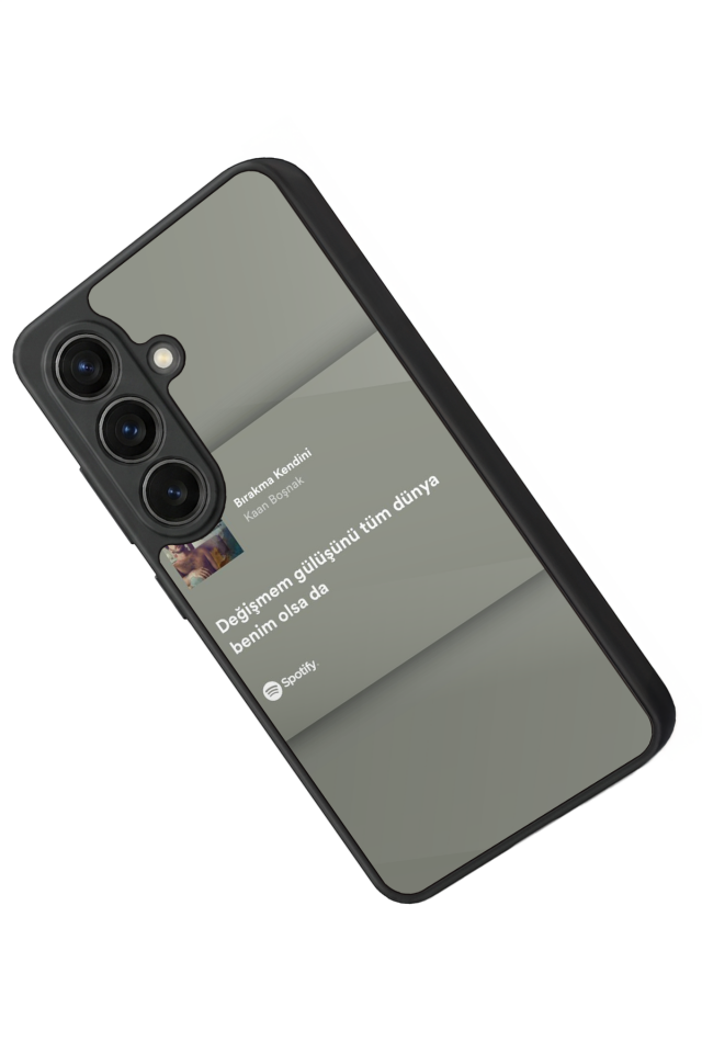 Samsung Galaxy S26 Uyumlu Sarki Sozleri Tasarımlı Glossy Premium Kılıf