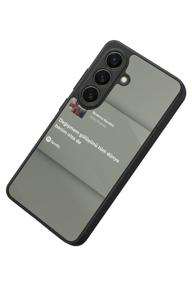 Samsung Galaxy S26 Uyumlu Sarki Sozleri Tasarımlı Glossy Premium Kılıf