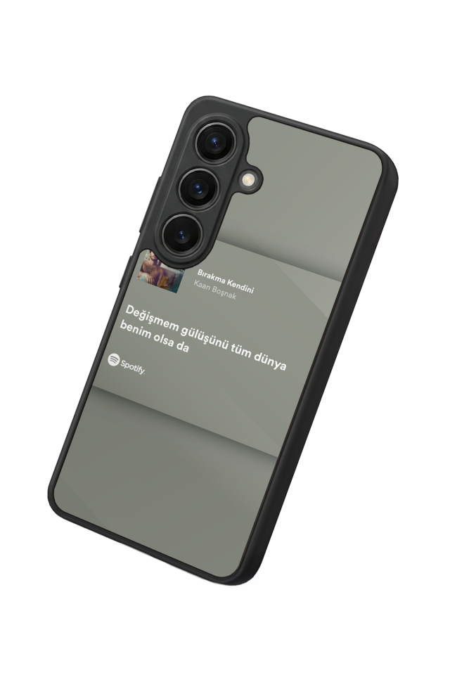 Samsung Galaxy S26 Uyumlu Sarki Sozleri Tasarımlı Glossy Premium Kılıf