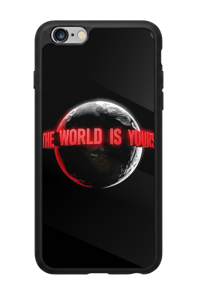 iPhone 6 Plus Uyumlu Scarface Tasarımlı Glossy Premium Kılıf