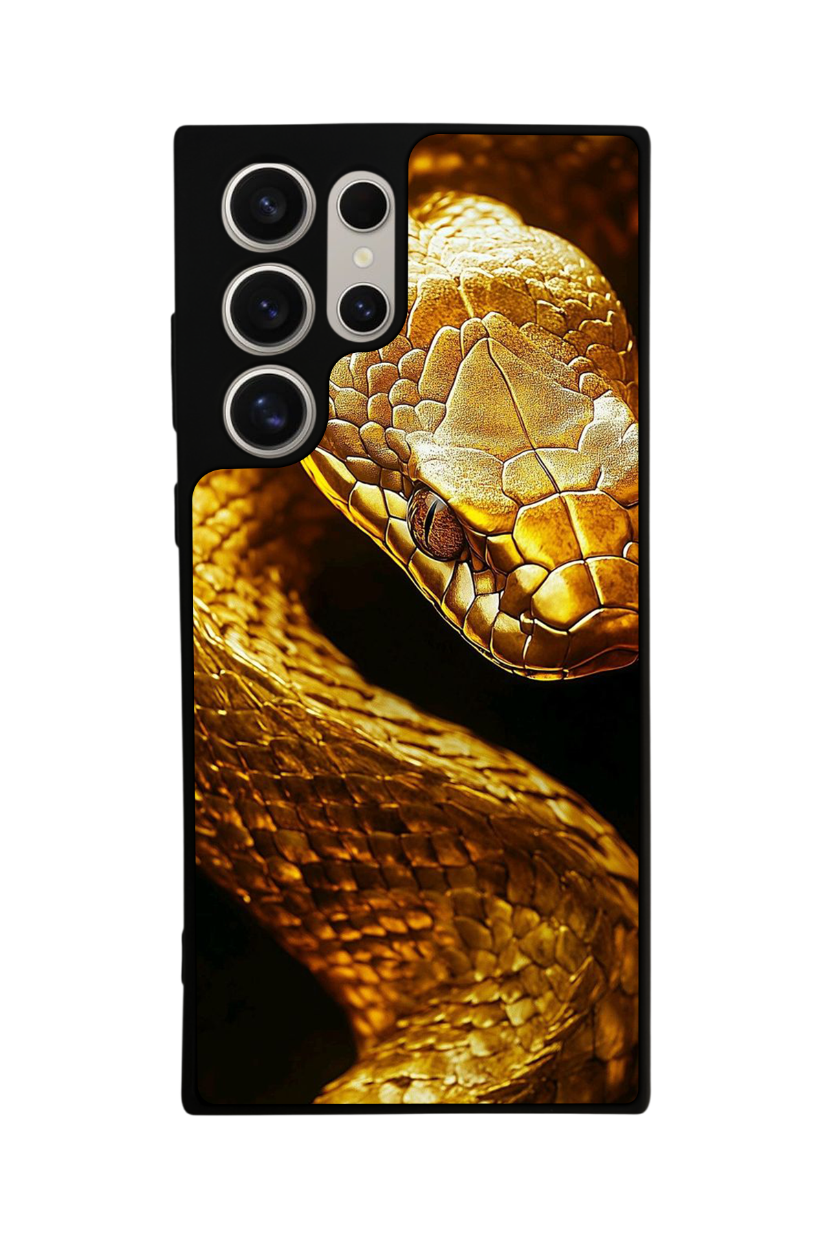 Samsung Galaxy S23 Ultra Uyumlu Yılan Tasarımlı Glossy Premium Kılıf