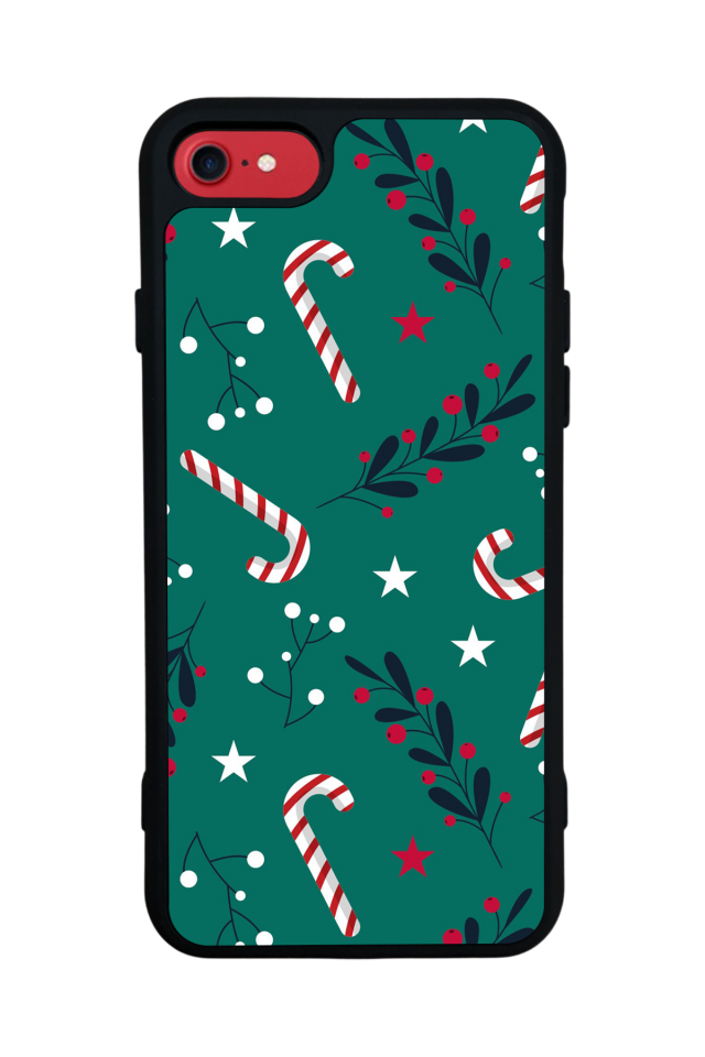 iPhone 8 Uyumlu Yilbasi Christmas Tasarımlı Glossy Premium Kılıf