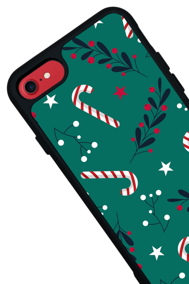 iPhone 8 Uyumlu Yilbasi Christmas Tasarımlı Glossy Premium Kılıf