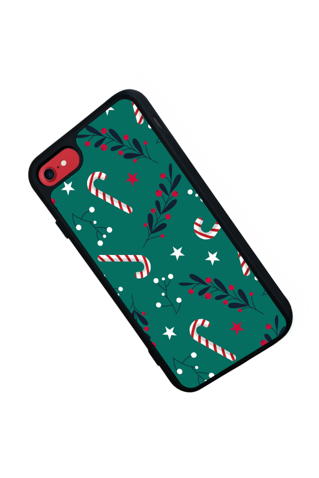 iPhone 8 Uyumlu Yilbasi Christmas Tasarımlı Glossy Premium Kılıf