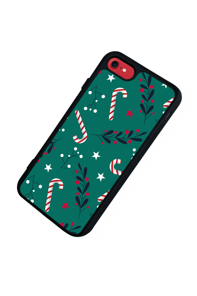 iPhone 8 Uyumlu Yilbasi Christmas Tasarımlı Glossy Premium Kılıf