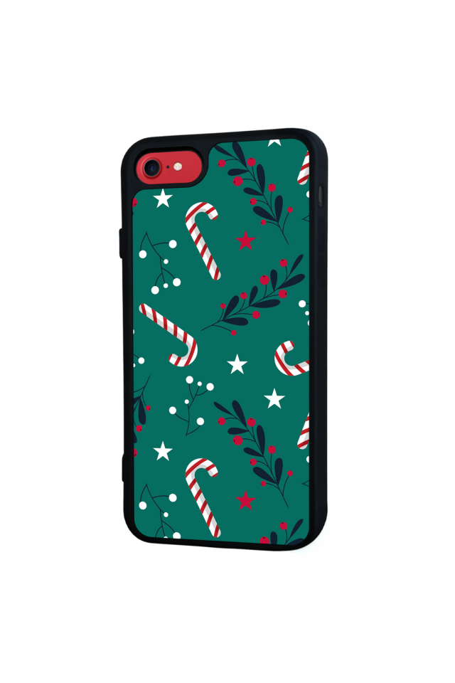 iPhone 8 Uyumlu Yilbasi Christmas Tasarımlı Glossy Premium Kılıf