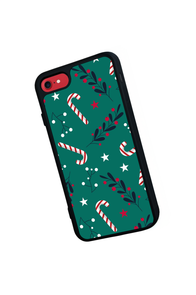 iPhone 8 Uyumlu Yilbasi Christmas Tasarımlı Glossy Premium Kılıf