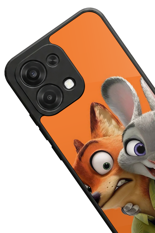 Oppo A6 Pro Uyumlu Zootropolis Tasarımlı Glossy Premium Kılıf
