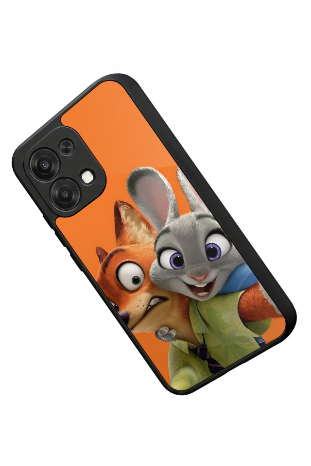 Oppo A6 Pro Uyumlu Zootropolis Tasarımlı Glossy Premium Kılıf