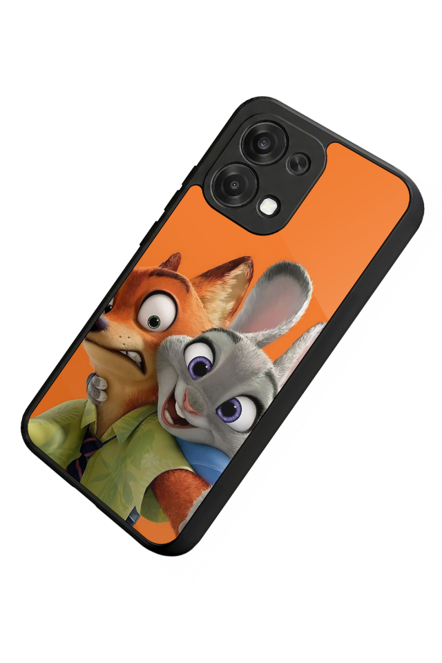 Oppo A6 Pro Uyumlu Zootropolis Tasarımlı Glossy Premium Kılıf