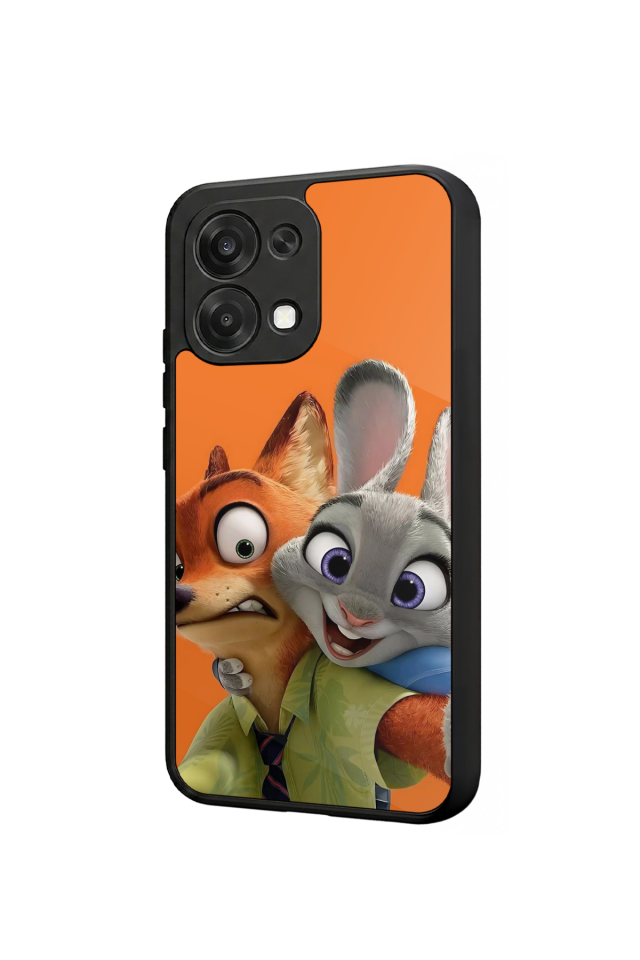 Oppo A6 Pro Uyumlu Zootropolis Tasarımlı Glossy Premium Kılıf