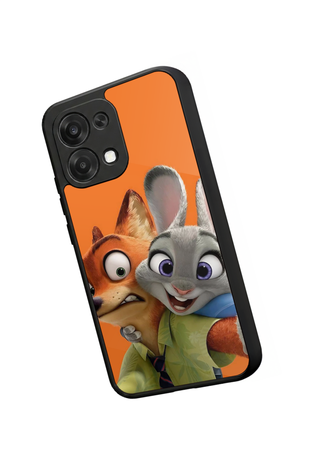 Oppo A6 Pro Uyumlu Zootropolis Tasarımlı Glossy Premium Kılıf