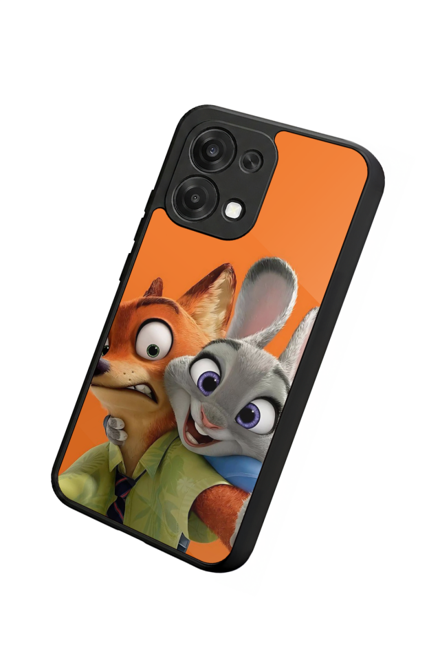Oppo A6 Pro Uyumlu Zootropolis Tasarımlı Glossy Premium Kılıf