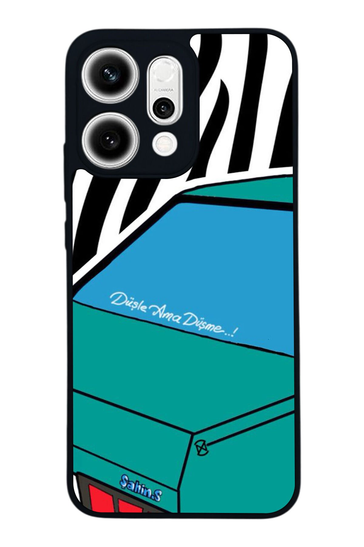 Oppo Reno 14 Uyumlu Tofas Tasarımlı Glossy Premium Kılıf