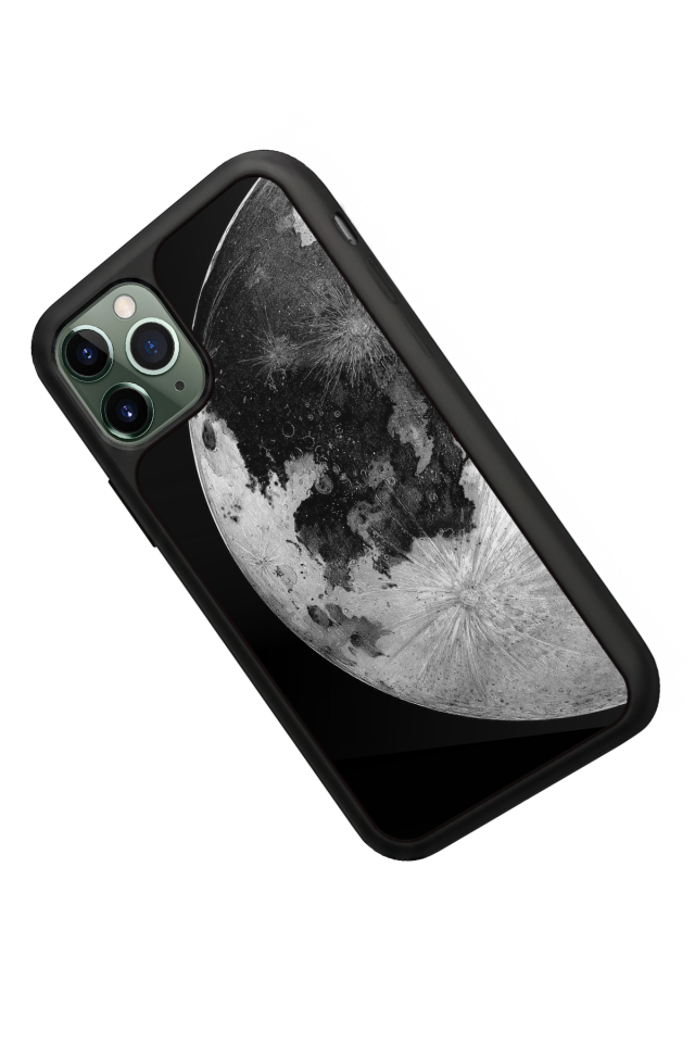 iPhone 11 Pro Uyumlu Ay Tasarımlı Glossy Premium Kılıf