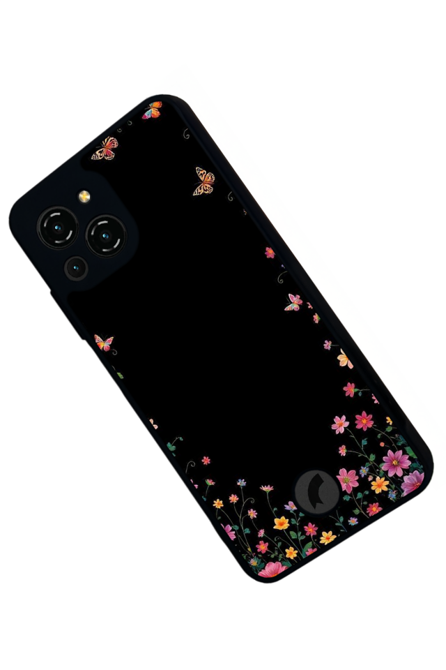 Reeder S23 Pro Max Uyumlu Floral Tasarımlı Glossy Premium Kılıf