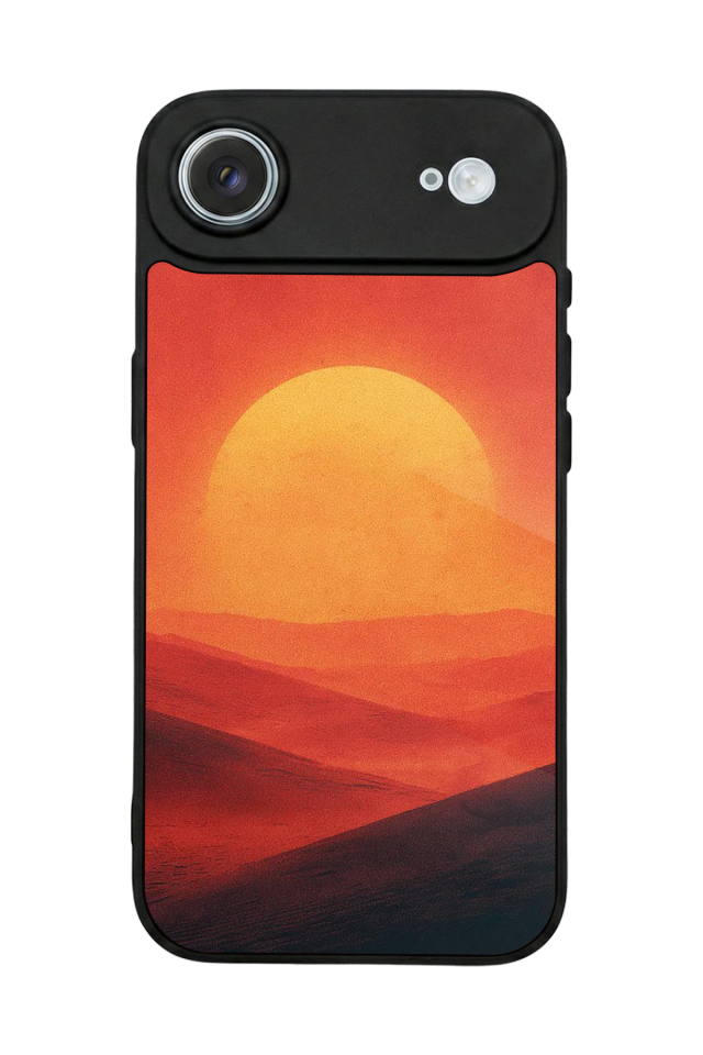 iPhone 17 Air Uyumlu Güneş Tasarımlı Glossy Premium Kılıf