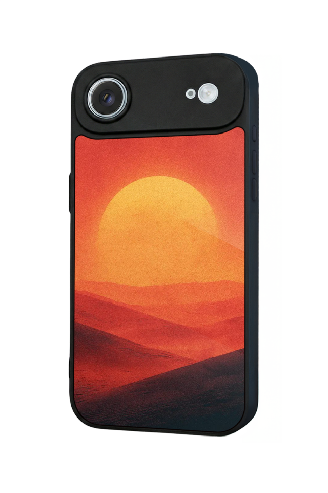 iPhone 17 Air Uyumlu Güneş Tasarımlı Glossy Premium Kılıf