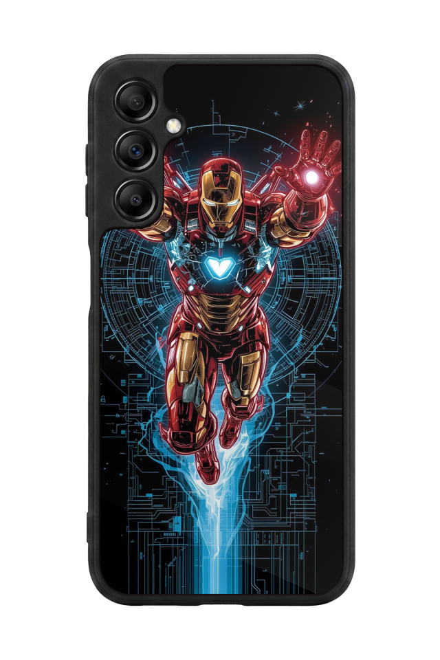 Samsung Galaxy A14 Uyumlu Iron Man ( Demir Adam ) Tasarımlı Glossy Premium Kılıf