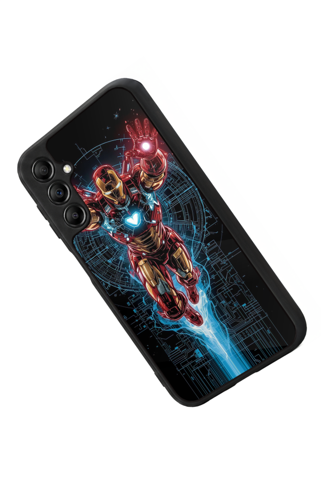 Samsung Galaxy A14 Uyumlu Iron Man ( Demir Adam ) Tasarımlı Glossy Premium Kılıf