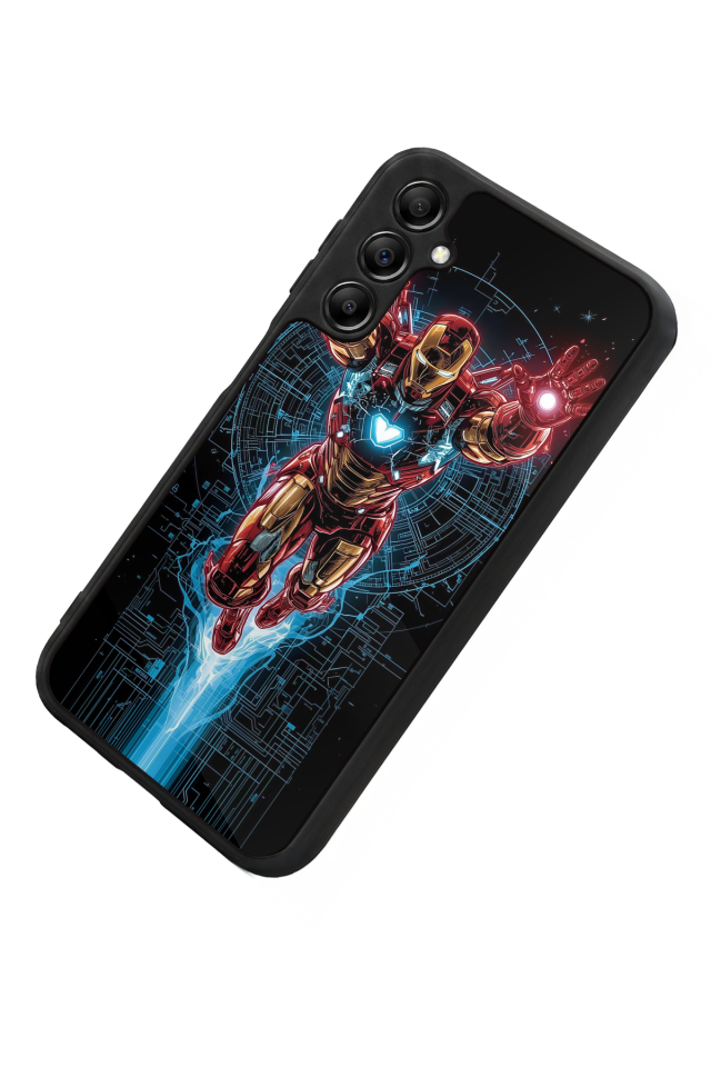 Samsung Galaxy A14 Uyumlu Iron Man ( Demir Adam ) Tasarımlı Glossy Premium Kılıf