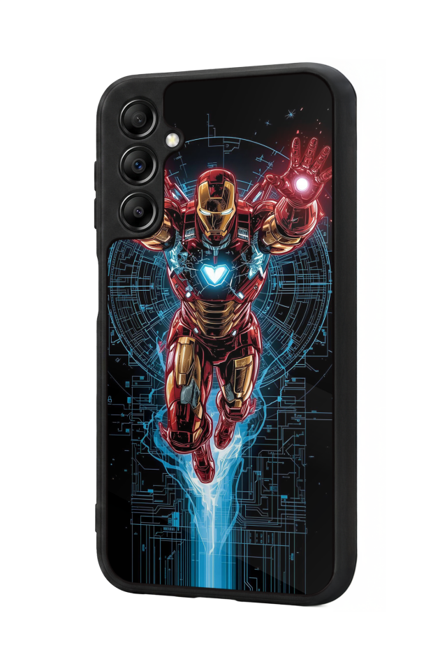Samsung Galaxy A14 Uyumlu Iron Man ( Demir Adam ) Tasarımlı Glossy Premium Kılıf