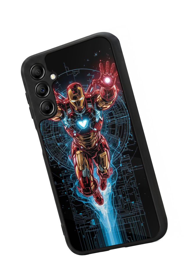 Samsung Galaxy A14 Uyumlu Iron Man ( Demir Adam ) Tasarımlı Glossy Premium Kılıf