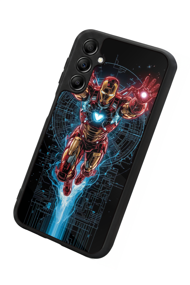 Samsung Galaxy A14 Uyumlu Iron Man ( Demir Adam ) Tasarımlı Glossy Premium Kılıf