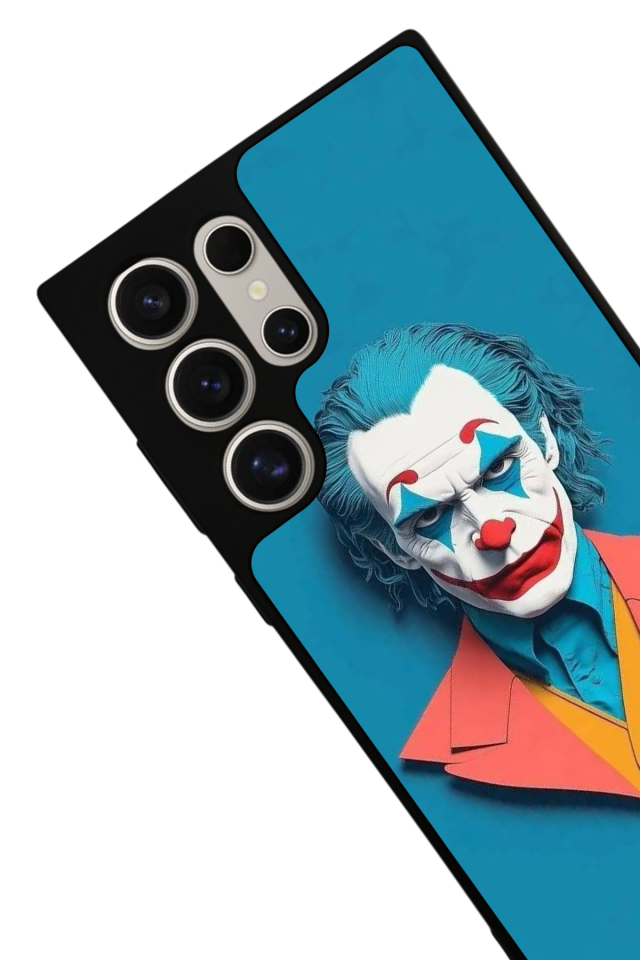 Samsung Galaxy S22 Ultra Uyumlu Joker Tasarımlı Glossy Premium Kılıf