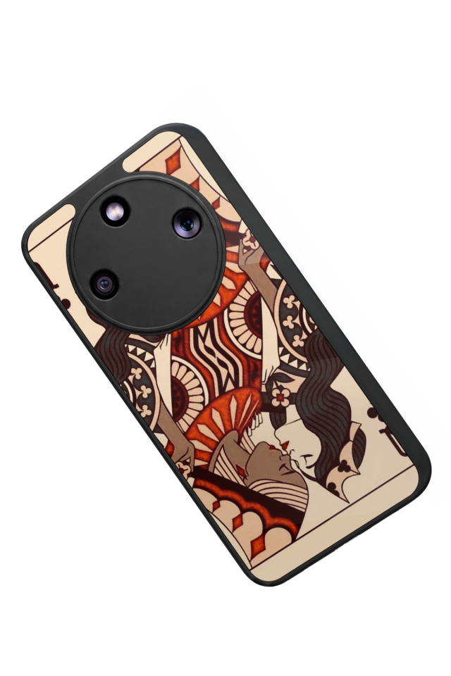 Honor Magic 8 Lite Uyumlu Kalp Love Tasarımlı Glossy Premium Kılıf