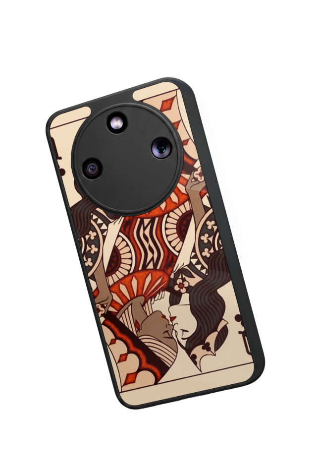 Honor Magic 8 Lite Uyumlu Kalp Love Tasarımlı Glossy Premium Kılıf