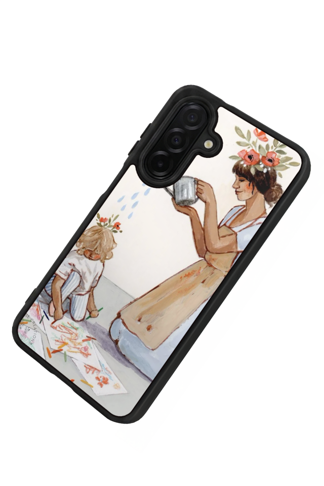 Samsung Galaxy A36 Uyumlu Kalp Love Tasarımlı Glossy Premium Kılıf