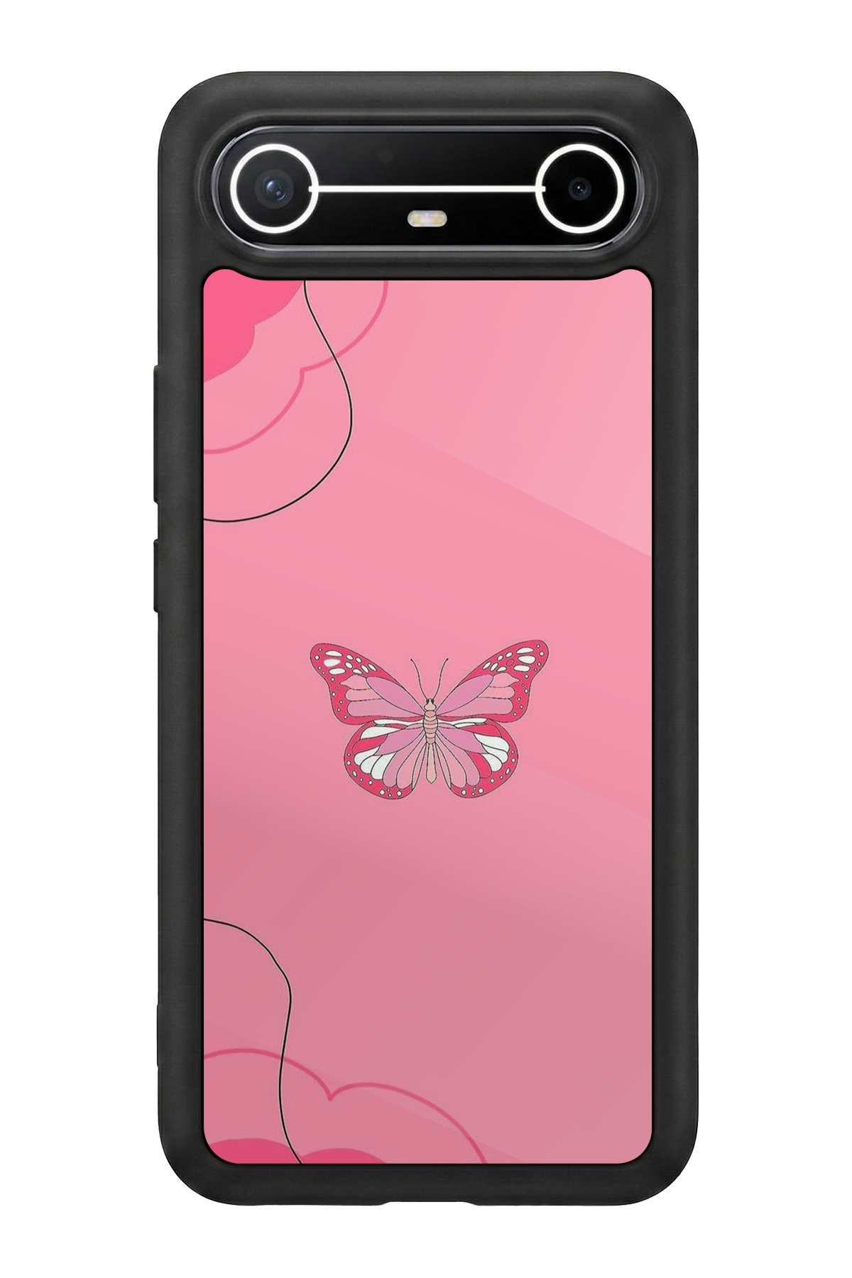 Tecno Spark Slim 5G Uyumlu Kelebek Tasarımlı Glossy Premium Kılıf