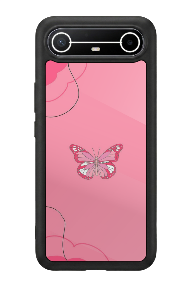 Tecno Spark Slim 5G Uyumlu Kelebek Tasarımlı Glossy Premium Kılıf