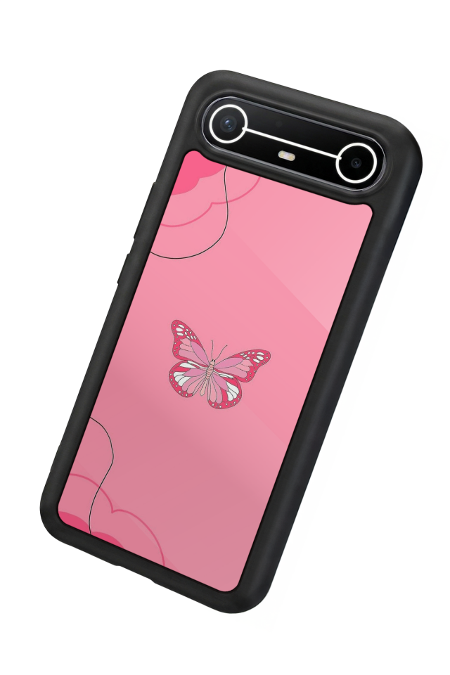 Tecno Spark Slim 5G Uyumlu Kelebek Tasarımlı Glossy Premium Kılıf