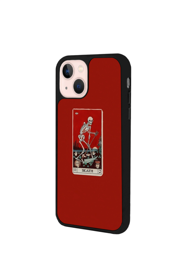 iPhone 15 Uyumlu Kirmizi Tasarımlı Glossy Premium Kılıf