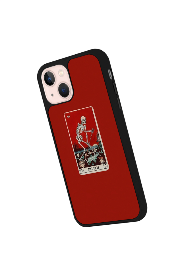 iPhone 15 Uyumlu Kirmizi Tasarımlı Glossy Premium Kılıf