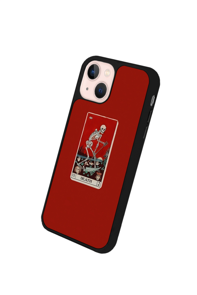 iPhone 15 Uyumlu Kirmizi Tasarımlı Glossy Premium Kılıf