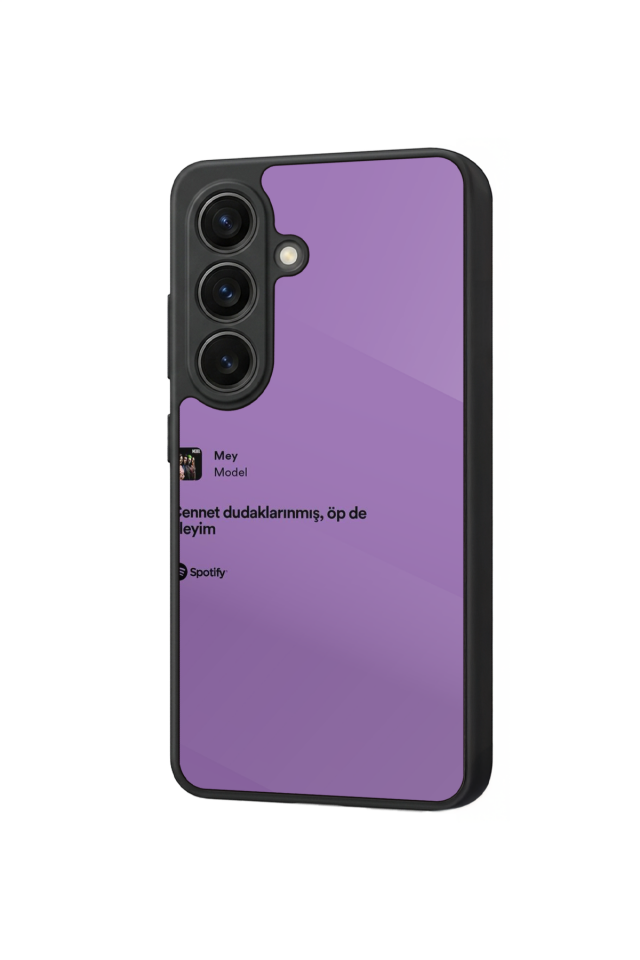 Samsung Galaxy S26 Uyumlu Sarki Sozleri Tasarımlı Glossy Premium Kılıf