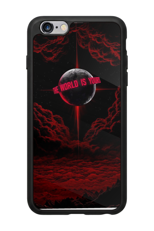 iPhone 6 Plus Uyumlu Scarface Tasarımlı Glossy Premium Kılıf