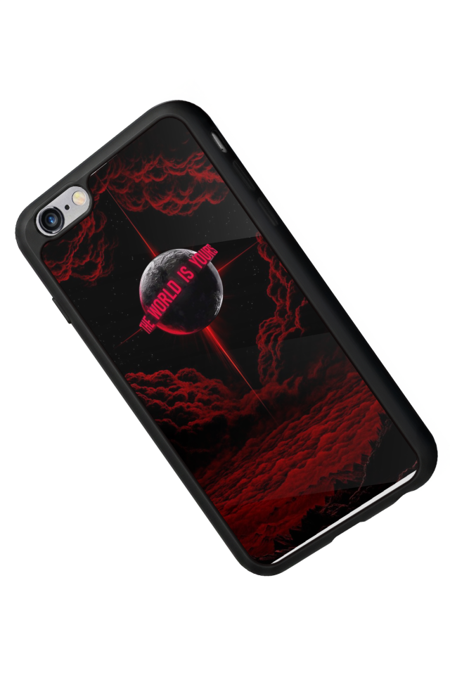 iPhone 6 Plus Uyumlu Scarface Tasarımlı Glossy Premium Kılıf